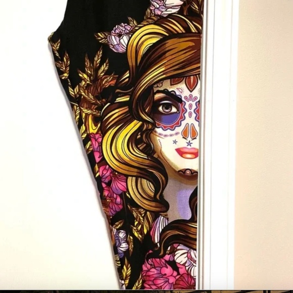 Day of the Dead Leggings TC2 - Picture 6 of 15
